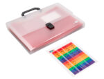 Trieur liderpapel série spectrafile polypropylène a4 210x297mm 1200 microns 26 compartiments coloris frosty transparent – Image 4