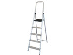 Escabeau q-connect aluminium 450x850x1720mm 5 marches 4.75k g poids maximum supporté 150kg – Image 2