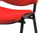 Chaise q-connect connect empilable 4 pieds poids maximum supporté 100kg 91x49x44cm coloris rouge 5.3kg – Image 5