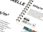 Bloc dessin liderpapel aquarelle spirale papier grain moyen lisse 300g/m2 format a4 297x210mm 10f – Image 4