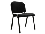Chaise q-connect connect empilable 4 pieds poids maximum supporté 100kg 91x49x44cm coloris noir 5.3kg – Image 2