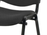 Chaise q-connect connect empilable 4 pieds poids maximum supporté 100kg 91x49x44cm coloris noir 5.3kg – Image 5