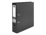 Classeur levier liderpapel a4 documenta carton rembordé 1,9mm dos 75mm rado métallique coloris noir – Image 2