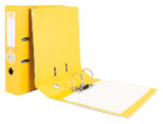 Classeur levier liderpapel a4 documenta carton rembordé 1,9mm dos 75mm rado métallique coloris jaune – Image 9