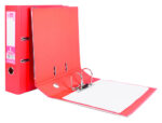 Classeur levier liderpapel a4 documenta carton rembordé 1,9mm dos 75mm rado métallique coloris rouge – Image 9