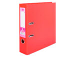 Classeur levier liderpapel a4 documenta carton rembordé 1,9mm dos 75mm rado métallique coloris rouge – Image 2