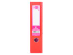 Classeur levier liderpapel a4 documenta carton rembordé 1,9mm dos 75mm rado métallique coloris rouge – Image 3