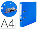 Classeur levier liderpapel a4 documenta carton rembordé 1,9mm dos 52mm rado métallique coloris bleu