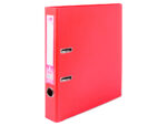 Classeur levier liderpapel a4 documenta carton rembordé 1,9mm dos 52mm rado métallique coloris rouge – Image 2