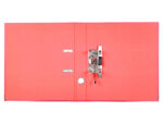 Classeur levier liderpapel a4 documenta carton rembordé 1,9mm dos 52mm rado métallique coloris rouge – Image 4