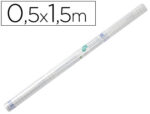 Couvre-livres liderpapel adhésif repositionnable 0.5x1.50m rouleau plastique 80 microns