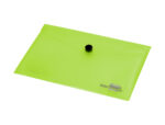 Pochette enveloppe liderpapel polypropylène 180 microns a6 148x105mm 50f fermeture bouton transparent vert – Image 5