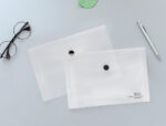 Pochette enveloppe liderpapel polypropylène 180 microns a6 148x105mm 50f fermeture bouton transparent – Image 8