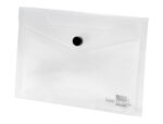 Pochette enveloppe liderpapel polypropylène 180 microns a6 148x105mm 50f fermeture bouton transparent – Image 2