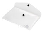 Pochette enveloppe liderpapel polypropylène 180 microns a6 148x105mm 50f fermeture bouton transparent – Image 6