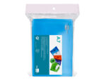 Pochette enveloppe liderpapel polypropylène 180 microns a7 105x74mm 50f fermeture bouton résistant transparent bleu – Image 9