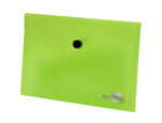 Pochette enveloppe liderpapel polypropylène 180 microns a7 105x74mm 50f fermeture bouton résistant transparent vert – Image 3