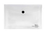 Pochette enveloppe liderpapel polypropylène 180 microns a7 105x74mm 50f fermeture bouton résistant transparent – Image 2