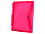 Pochette enveloppe liderpapel polypropylène 180 microns a4 210x297mm 50f résistant perforée coloris assortis pack 5u – Image 4