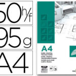 Bloc dessin liderpapel papier calque haute transparence 95g/m2 a4 210x297mm 50f
