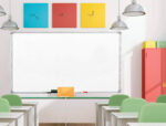 Tableau q-connect laqué magnétique cadre aluminium idéal collèges bureaux inclus accessoires fixation mur 200x100cm – Image 9