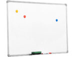 Tableau q-connect laqué magnétique cadre aluminium idéal collèges bureaux inclus accessoires fixation mur 200x100cm – Image 3