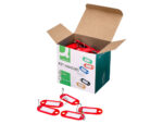 Porte-clés q-connect porte-étiquette plastique 50x22mm coloris rouge présentoir 100 unités – Image 11