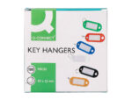 Porte-clés q-connect porte-étiquette plastique 50x22mm coloris vert présentoir 100 unités – Image 8