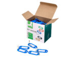 Porte-clés q-connect porte-étiquette plastique 50x22mm coloris bleu présentoir 100 unités – Image 11