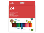 Crayon couleur liderpapel mine extra-résistante 174.5mm écriture douce coloris intenses étui carton plastifié 24 unités – Image 2