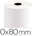 Bobine thermique q-connect 80mm largeur x 80mm diametre  55gr sans bisphenol a