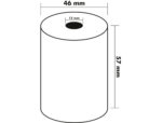 Bobine thermique q-connect 57mm largeur x 47mm diametre  55gr pour tpe sans bisphenol  a – Image 5