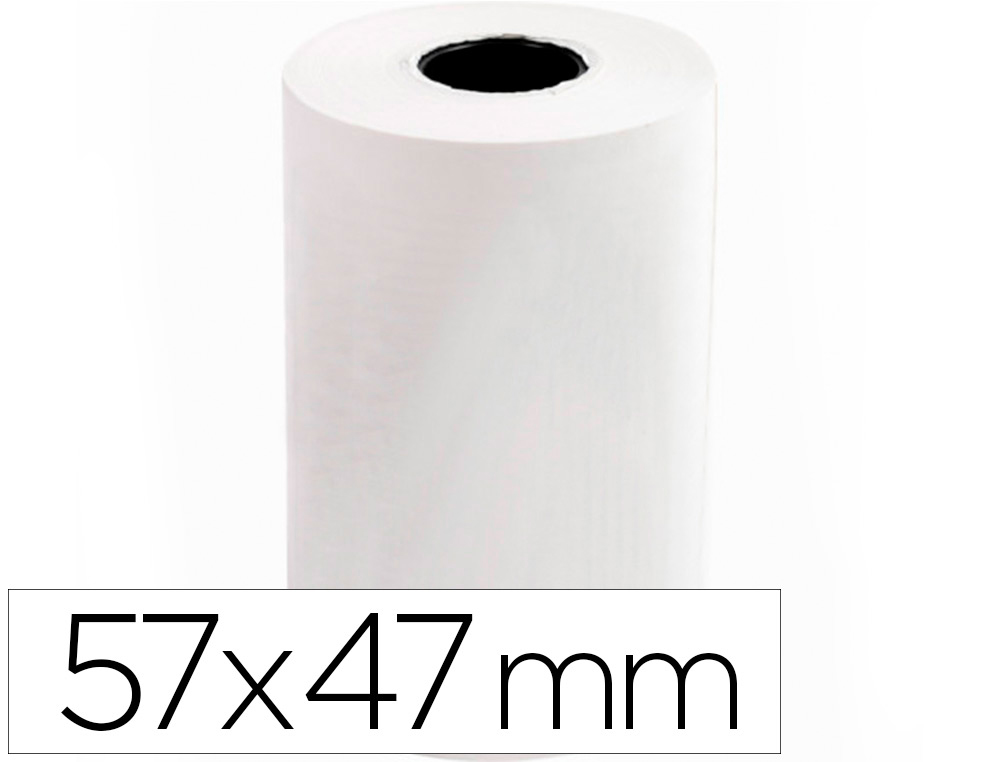 935090g-1.jpg Bobine thermique q-connect 57mm largeur x 47mm diametre 55gr pour tpe sans bisphenol a – Image 1