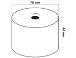 Bobine thermique q-connect 44mm largeur x 70mm diametre  55gr sans bisphenol a – Image 5