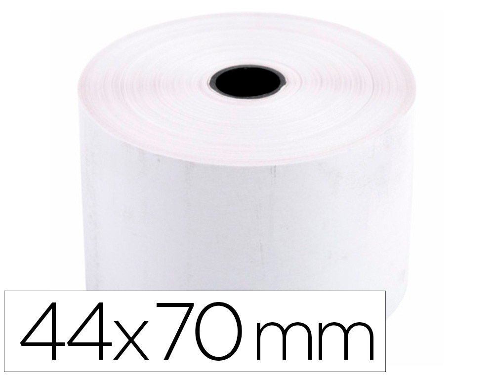 935091g-1.jpg Bobine thermique q-connect 44mm largeur x 70mm diametre 55gr sans bisphenol a – Image 1