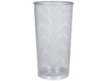 Porte-parapluies q-connect maille métallique capacité 22.6l hauteur 500mm diamètre fond 265mm coloris argent – Image 2