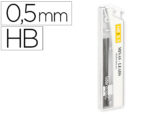 Mine liderpapel 0.5mm hb graphite très résistante tous portemines étui 12 unités