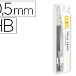 Mine liderpapel 0.5mm hb graphite très résistante tous portemines étui 12 unités