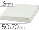 Carton entrecolle liderpapel 50x70cm epaisseur 3mm         unicolore blanc