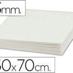 Carton entrecolle liderpapel 50x70cm epaisseur 3mm         unicolore blanc