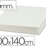 Carton entrecolle liderpapel 100x140cm epaisseur 5mm       unicolore blanc