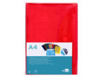 Pochette enveloppe liderpapel polypropylène 180 microns a4 297x210mm fermeture velcro coloris rouge – Image 10