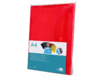 Pochette enveloppe liderpapel polypropylène 180 microns a4 297x210mm fermeture velcro coloris rouge – Image 11