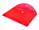 Pochette enveloppe liderpapel polypropylène 180 microns a4 297x210mm fermeture velcro coloris rouge – Image 6
