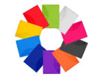 Pochette enveloppe liderpapel polypropylène 180 microns a4 297x210mm fermeture velcro coloris assortis pack 12 unités – Image 2