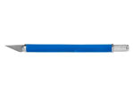 Cutter bistouri q-connect en gomme lame 6mm fixe avec      capuchon de protection 5 lamesde rechange incluses – Image 3