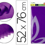 Papier de soie liderpapel 52x76cm 18g/m2 unicolore violet sachet 5f