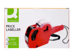 Pince à étiqueter q-connect 1 ligne 8 caractères 225x135x40mm 300g coloris rouge rouleau encreur non inclus – Image 7