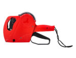 Pince à étiqueter q-connect 1 ligne 8 caractères 225x135x40mm 300g coloris rouge rouleau encreur non inclus – Image 2
