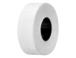 Étiquette adhésive q-connect pour étiqueteuse 1 ligne 8 chiffres format 21x12mm coloris blanc rouleau 1000 unités – Image 2